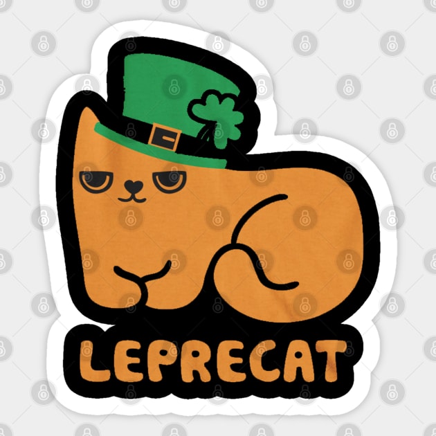 lepercat Sticker by kiwodesign